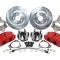 Classic Performance Corvette Style Front Disc Brake Kit with C7 Hubs W/ Stock Height Spindles 6474SWBK-STC7R