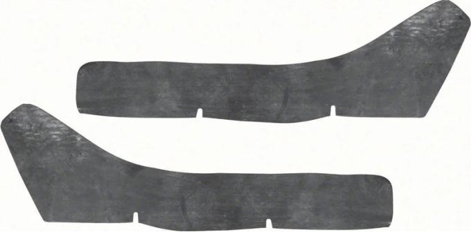 AMD Rear Body to Bumper Seals, LH/RH Pair, 66-67 Chevelle K-K635