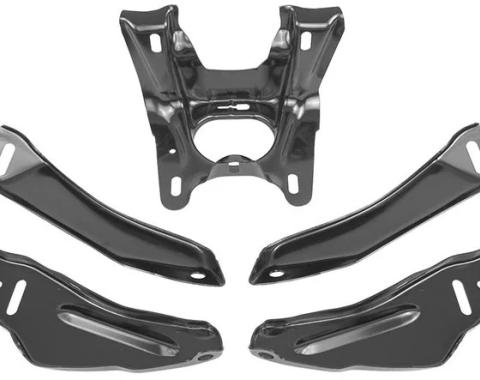 AMD Rear Bumper Bracket Set (5pcs), 68 Chevelle (Except Wagon) X970-3468-S