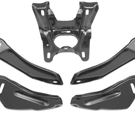 AMD Rear Bumper Bracket Set (5pcs), 68 Chevelle (Except Wagon) X970-3468-S