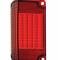 United Pacific Tail Light Lens For 1968-69 & Early 1970 Chevy El Camino - R/H C686952