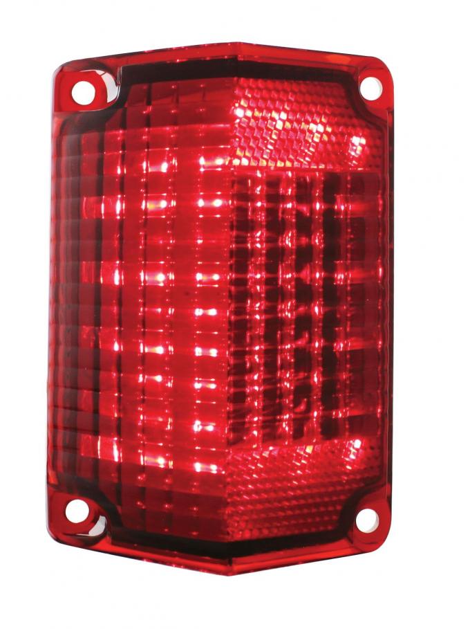 United Pacific 30 LED Tail Light Lens For 1968-69 Chevy El Camino & Station Wagon - L/H CTL6869LED-L