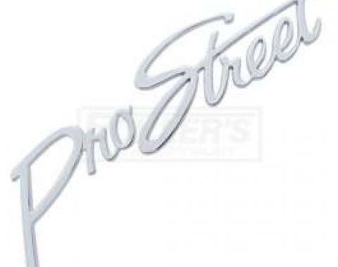 Full Size Chevy Pro Street Script Emblem, Chrome, 1958-1984