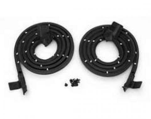 Full Size Chevy Door Weatherstrip, 2-Door Hardtop & Convertible, 1965-1966