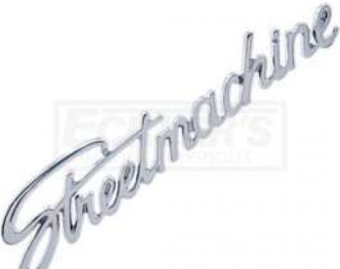 Full Size Chevy Street Machine Script Emblem, Chrome, 1958-1984