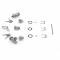 AMD Complete Lock Set, 70-77 Chevelle with Console X996-3470-CS