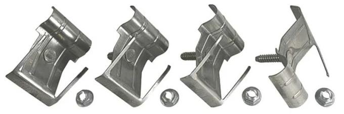 AMD Tailgate Molding Clip Set (4pcs), 68-72 El Camino P-C3037K