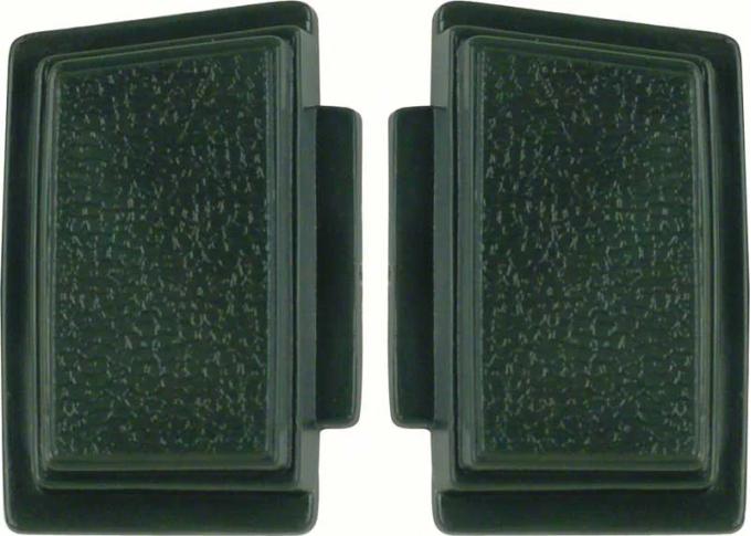 AMD Steering Wheel Horn Buttons, Dark Green Pair, 69 Nova; 69 Camaro; 69 Chevelle El Camino X459-3569-3DGNP
