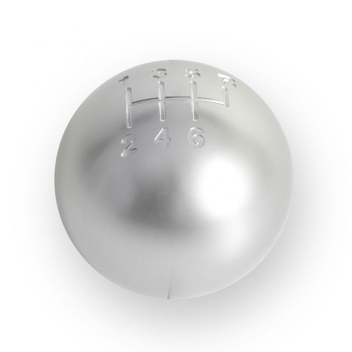 Hurst Billet Shift Knob, 6Speed Pattern, Silver 163602HST Chevelle Depot