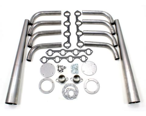 Patriot Exhaust Ford 260-351W Engines, Lakester Weld-Up Header Kit H8414