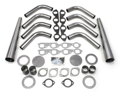 Patriot Exhaust Big Block Chevy, Lakester Weld-Up Header Kit, 3 1/2" Collector Diameter H8003