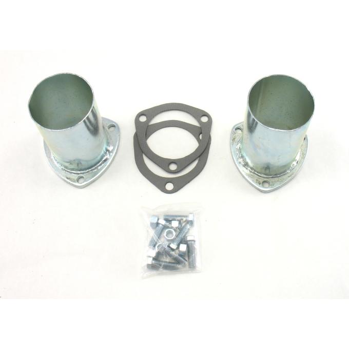 Patriot Exhaust Universal Zinc Plated Collector Reducer for 3" Collector Diameters, 3" Outlet Diameter / 5" Length / 5/16 H7237
