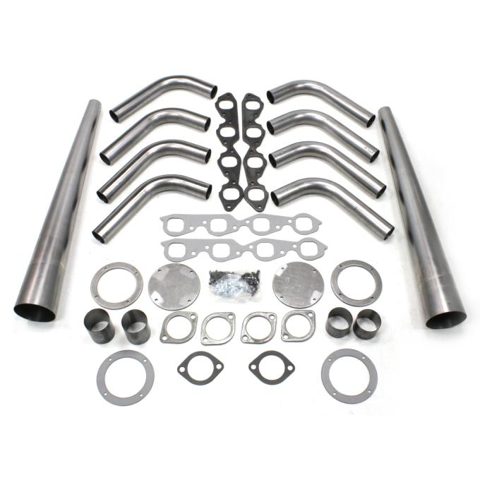 Patriot Exhaust Big Block Chevy, Lakester Weld-Up Header Kit, 4" Collector Diameter H8004