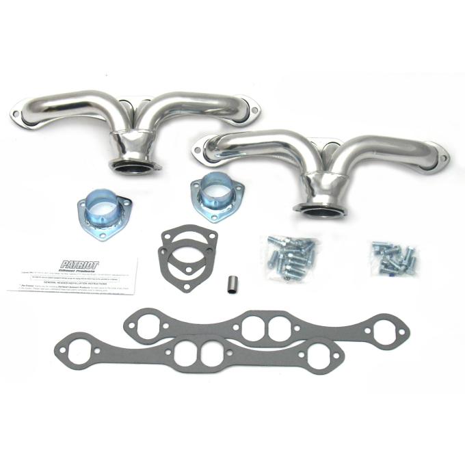 Patriot Exhaust Chevy Small Block Engines, 1 5/8" Tight Tuck Header , 4" A Dimension / 6" B Dimension H8052