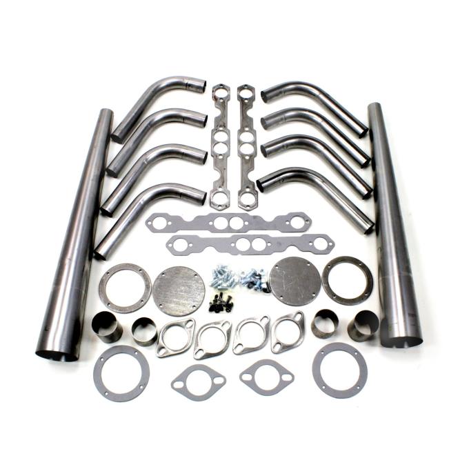 Patriot Exhaust Small Block Chevy, Lakester Weld-Up Header Kit, 4" Collector Diameter H8002