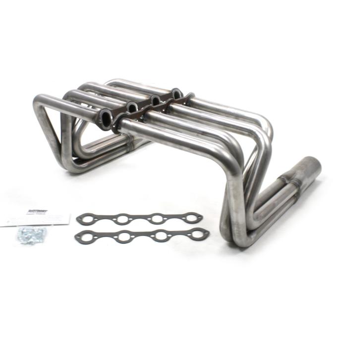 Patriot Exhaust Ford 260-351W Engines, Roadster "Fad T" Exhaust Header in Raw Steel H8469