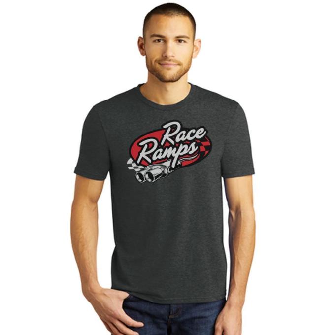 Race Ramps Tailpipe Logo Mens Short Sleeve Crew Neck T-Shirt - Medium RR-BFSS02-M-M