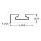 Race Ramps 2 VersaTie Recess-Mounted Track with Square Edge (Series 2) 220024