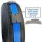 Race Ramps 2 x 10 Tire Block Strap Pack with E-Track Ends - Red 513002