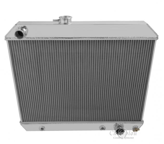 Champion Cooling 4 Row All Aluminum Radiator Made With Aircraft Grade Aluminum MC1678