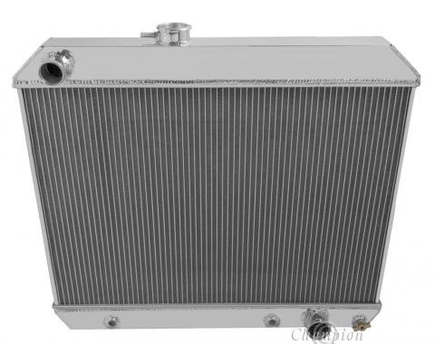 Champion Cooling 4 Row All Aluminum Radiator Made With Aircraft Grade Aluminum MC1678