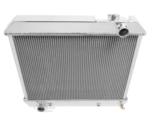 Champion Cooling 4 Row All Aluminum Radiator Made With Aircraft Grade Aluminum MC3284