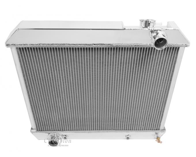 Champion Cooling 2 Row All Aluminum Radiator Made With Aircraft Grade Aluminum EC3284