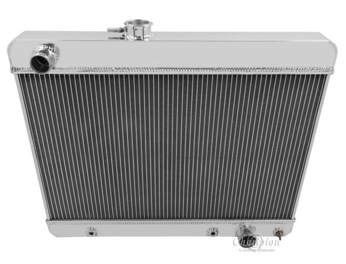 Champion Cooling 4 Row All Aluminum Radiator Made With Aircraft Grade Aluminum MC1680