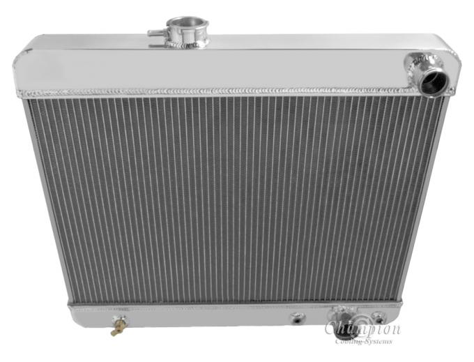 Champion Cooling 1965 Buick Skylark 3 Row All Aluminum Radiator Made With Aircraft Grade Aluminum CC1651