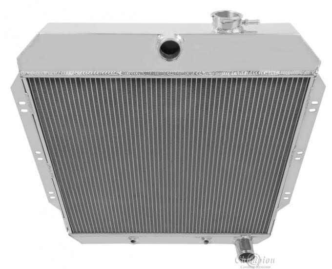 Champion Cooling 2 Row All Aluminum Radiator Made With Aircraft Grade Aluminum EC6062