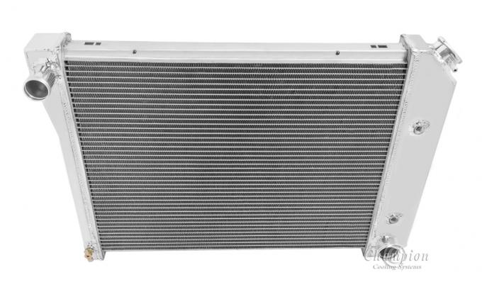 Champion Cooling 2 Row All Aluminum Radiator Made With Aircraft Grade Aluminum EC571