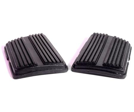 Metro Moulded Parts 1964-1972 Oldsmobile / Chevrolet / Buick / Pontiac Clutch and Brake Pedal Pads. 3-3/4" Wide. Pair CB 99-D