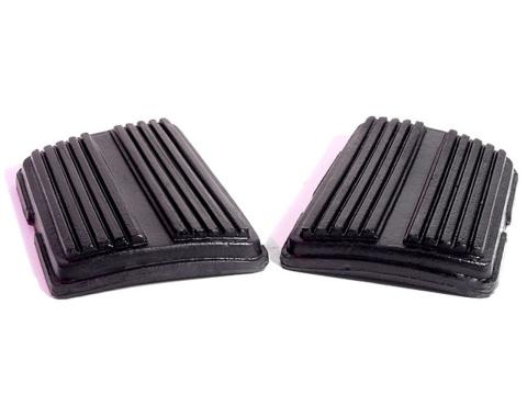 Metro Moulded Parts 1964-1972 Oldsmobile / Chevrolet / Buick / Pontiac Clutch and Brake Pedal Pads. 3-3/4" Wide. Pair CB 99-D
