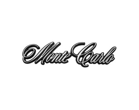 AMD Rear Body Emblem, "Monte Carlo" Scrip, 70-71 Monte Carlo T-1662