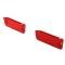 AMD Rear Bumper Reflector Lens, Pair, 69-72 El Camino T-A4872