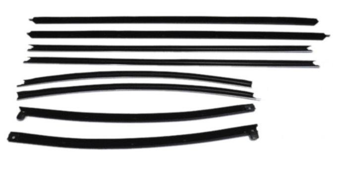 Metro Moulded Parts Window Sweeper Kit Fits 69 Skylark 2 Door Hardtop. 8 Piece Set WC 1700-20