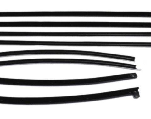 Metro Moulded Parts Window Sweeper Kit Fits 69 Skylark 2 Door Hardtop. 8 Piece Set WC 1700-20