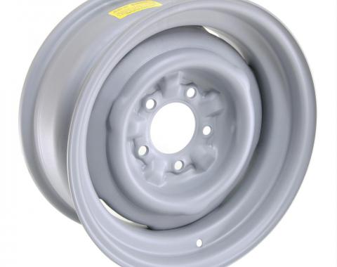 GM Factory Style Stamped Steel Wheel, Gray, 15x7