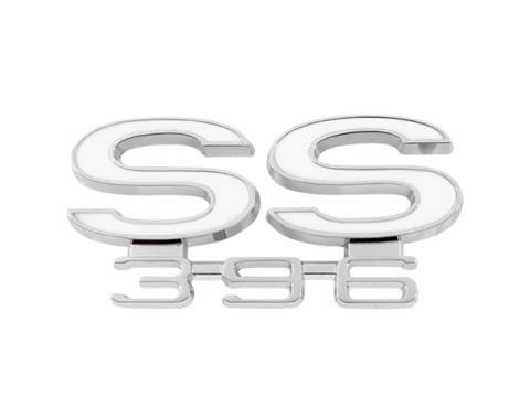 AMD Rear Body Emblem, "SS 396", 66 Chevelle T-4311