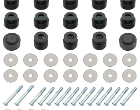 AMD Body & Radiator Support Bushing Set w/ Hardware, 68-72 Chevelle Cutlass Convertible P-SB517K