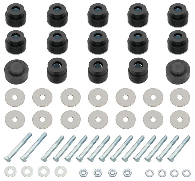 AMD Body & Radiator Support Bushing Set w/ Hardware, 68-72 Chevelle Cutlass Convertible P-SB517K