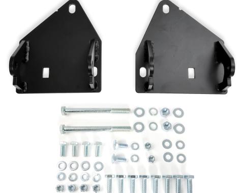 Doug's Headers Motor Mounts 64-67 GM A Body 4.6-6.2L LS Engine Swap Mild Steel, Black SK103