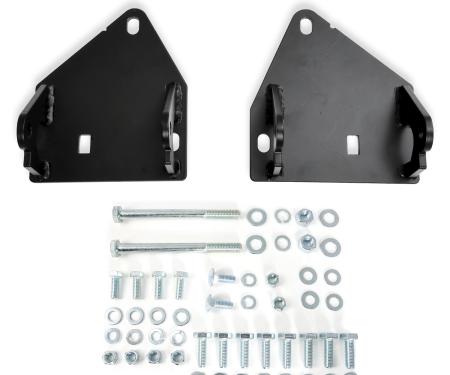 Doug's Headers Motor Mounts 64-67 GM A Body 4.6-6.2L LS Engine Swap Mild Steel, Black SK103