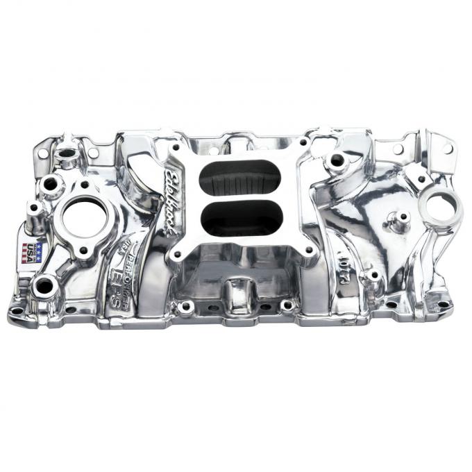 Edelbrock Performer EPS Intake Manifold for 1955-1986 Small-Block Chevy, Non EGR, Polished Finish 27011