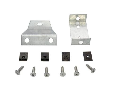 AMD Console Mounting Brackets, 2 Piece Set, Automatic Transmission, 66-67 Chevelle El Camino P-KM02013