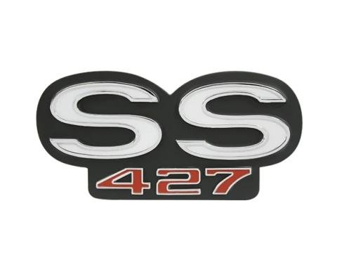 AMD Grille & Rear Body Emblem "SS 427", 66 Grille/66-67 Rear Body, 66-67 Chevelle T-4312