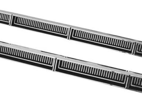 AMD Hood Inserts, LH/RH Pair, 66 Chevelle El Camino (Super Sport) P-H887258