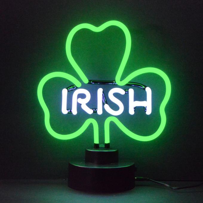 Neonetics Neon Sculptures, Irish Shamrock Neon Sculpture