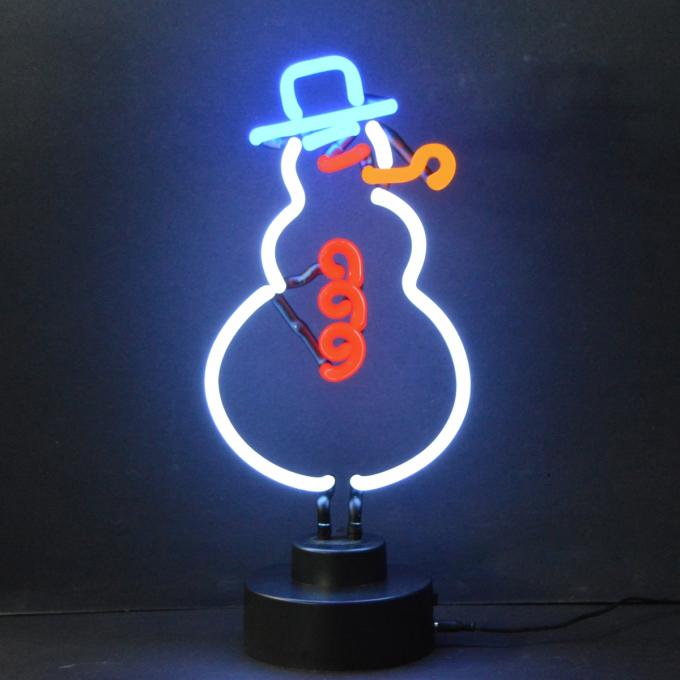 Neonetics Neon Sculptures, Snowman Christmas Neon Sculpture