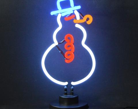 Neonetics Neon Sculptures, Snowman Christmas Neon Sculpture